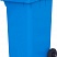 Мусорный бак синий 360 литров в Рязани. Купить в интернет магазине ПластикПроф