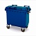 Мусорный бак синий 770 литров в Рязани. Купить в интернет магазине ПластикПроф