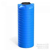 Емкость вертикальная N 500 литров  в Рязани