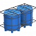 Кассета с емкостями 10000 литров 10 м3 в  Рязани. Фото, описание