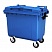 Мусорный бак 1100 литров синий в Рязани. Купить в интернет магазине ПластикПроф